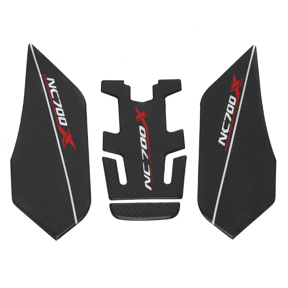 Для NC750 NC700X- мотоциклетные Нескользящие Танк Pad Стикеры колодки боковой газ наколенник протектор NC 750 - Цвет: NC700 1SET