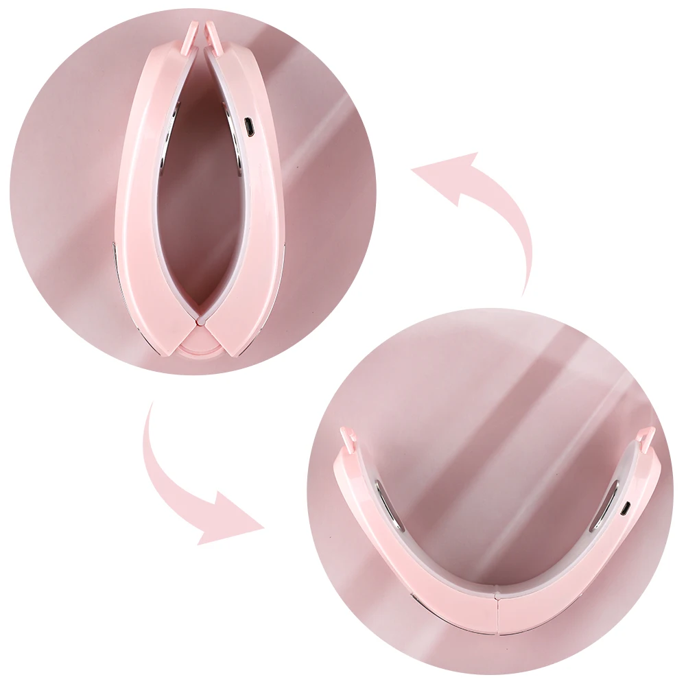 EMS Facial V-Line Lifting Belt Red Blue LED Photon Therapy Reduce Double Chin Face Slimming Vibration Massager Beauty Device Hot | Красота и