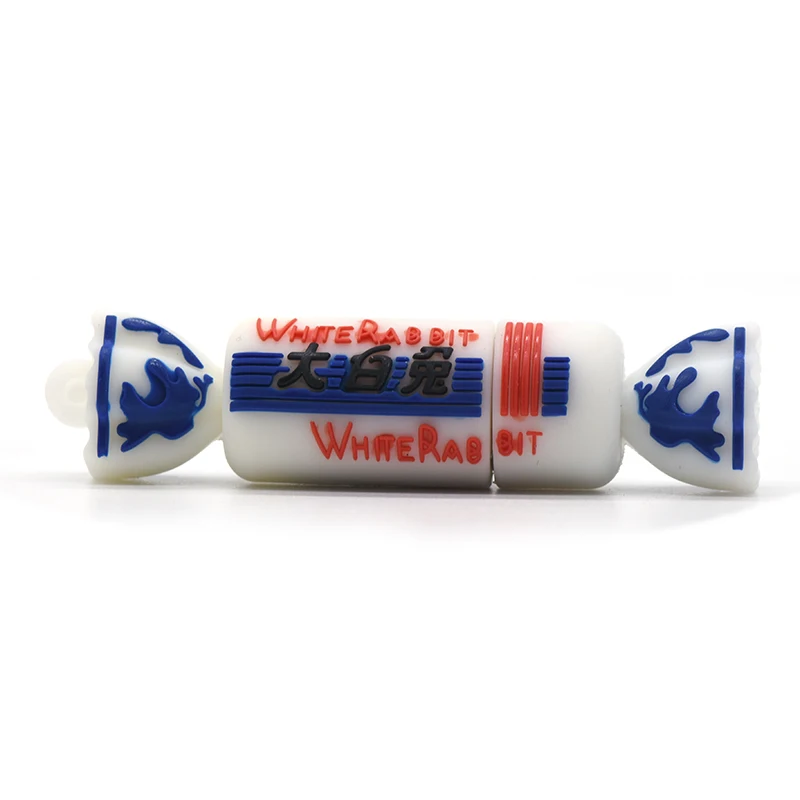 Белый кролик ручка Конфета Drive 32 ГБ 16 8 4 мультфильм милый Usb флэш-накопитель