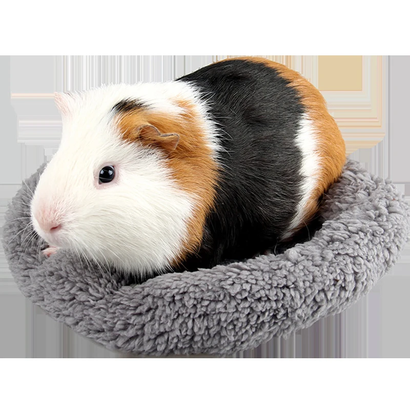 

Small Pet Cotton Nest Hamster Plush Warm Cotton Cushion Guinea Pig Autumn and Winter Small Nest Hamster Accessories