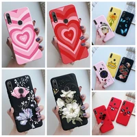 For Huawei Y7A Y7P Y6P 2020 2019 Case Cute Heart Silicone Soft Phone Cover For Huawei 2019 Case Bumper