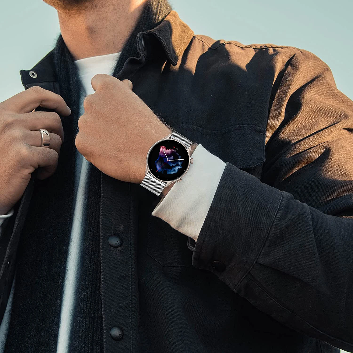 Ремешок 20 мм/22 мм для Amazfit GTS/2/2e/3/GTS2 Mini/GTR/3/Pro/GTR2/47 мм/42 мм/stratos магнитный ремешок