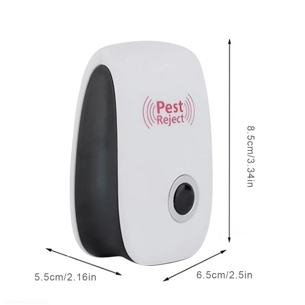

1/2pcs Pest Reject Ultrasound Mouse Cockroach Repeller Device Insect Rats Spiders Mosquito Killer Pest Control Household Pest