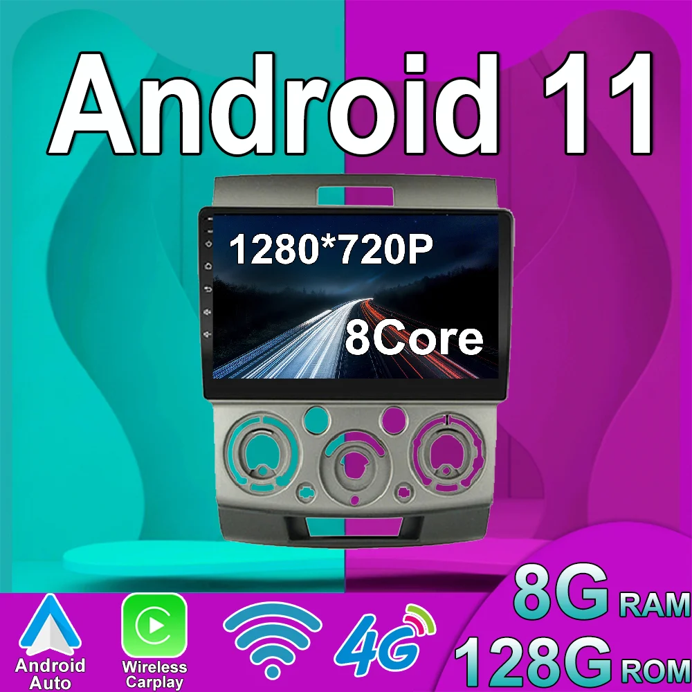 

Android 11 для Mazda BT-50 BT50 2006 2007 2008 2009 2010 автомобильное радио, мультимедийный видеоплеер, навигация, беспроводной, Carplay, DSP, IPS