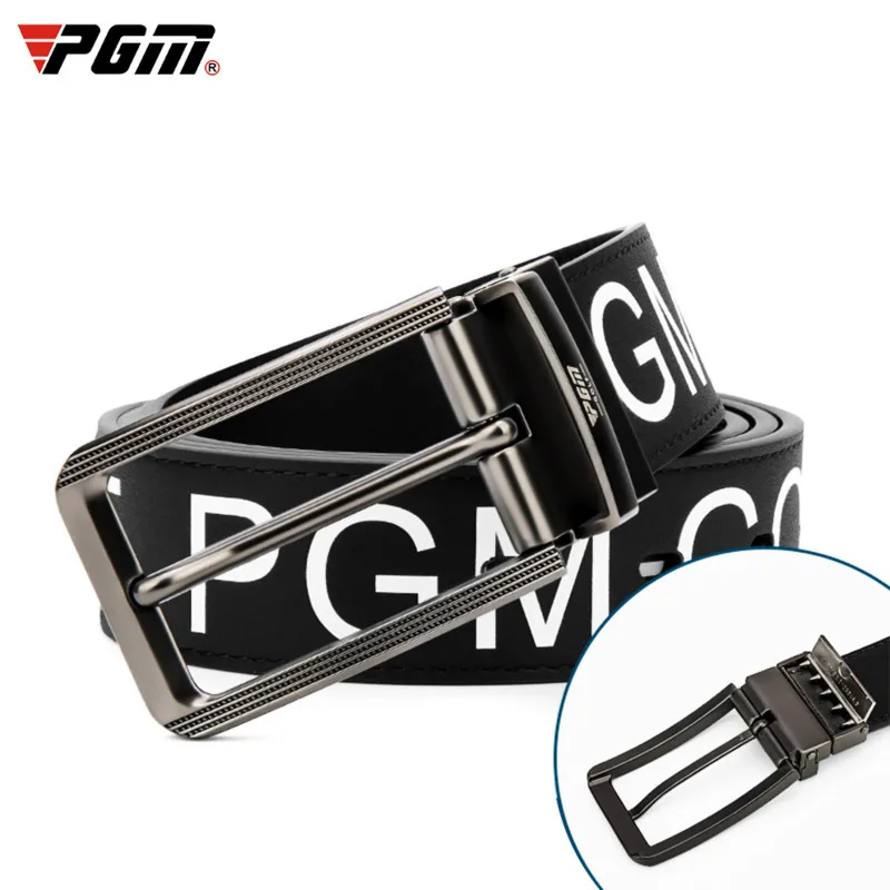 

PGM men golf shorts Belt First layer cowhide pin buckle belt Double-sided use PD013