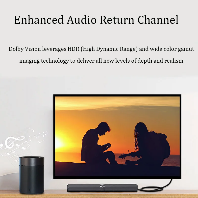 CHOSEAL Ультра HD высокоскоростной HDMI 2 1 кабель 8K 48 Гбит/с 120 Гц HDR Dolby Vision eARC HDMICord