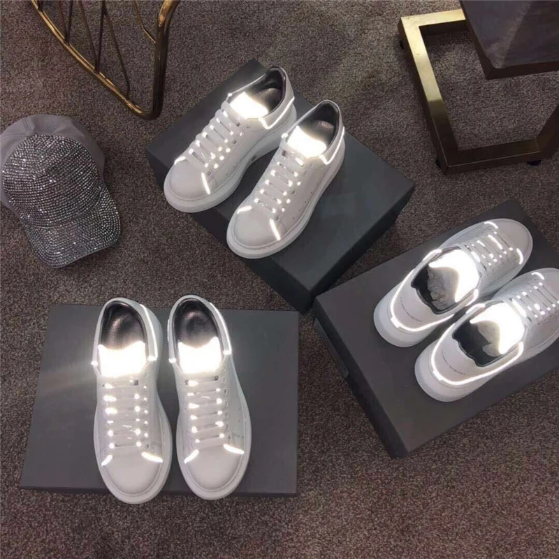 2019 новые весенние роскошные дизайнерские кожаные туфли на толстой подошве