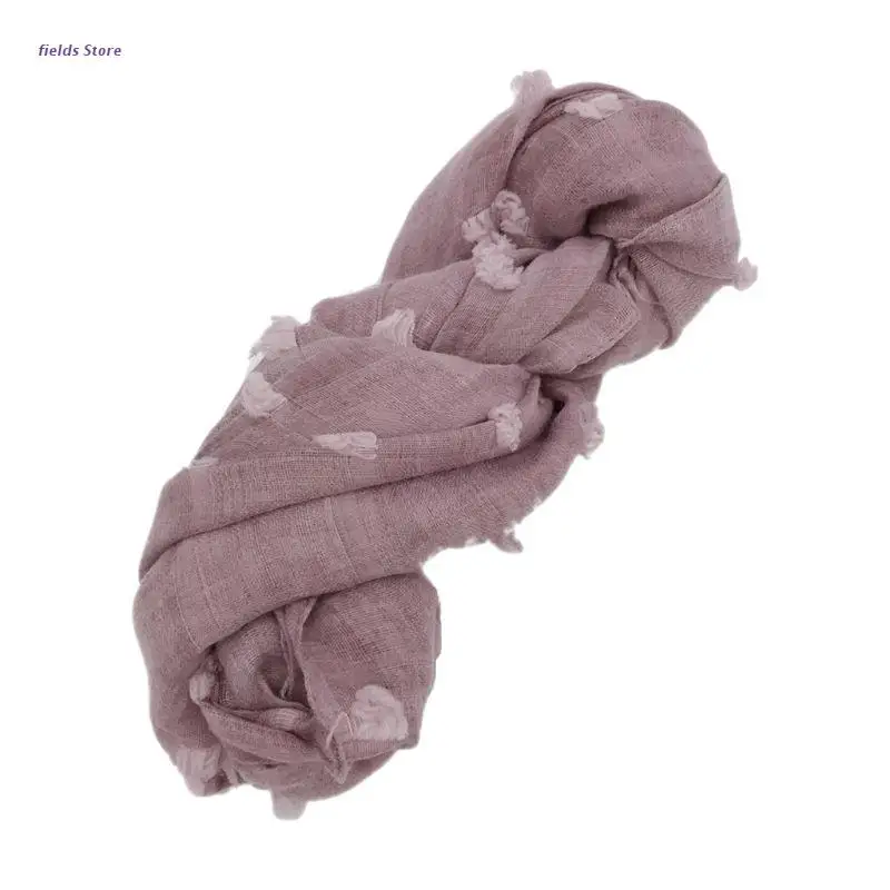 

XX9E Newborn Retro Elastic Wrap Baby Photography Dye Old Style Blanket Infants Kids Photo Basket Filled Decorative Gauze Props