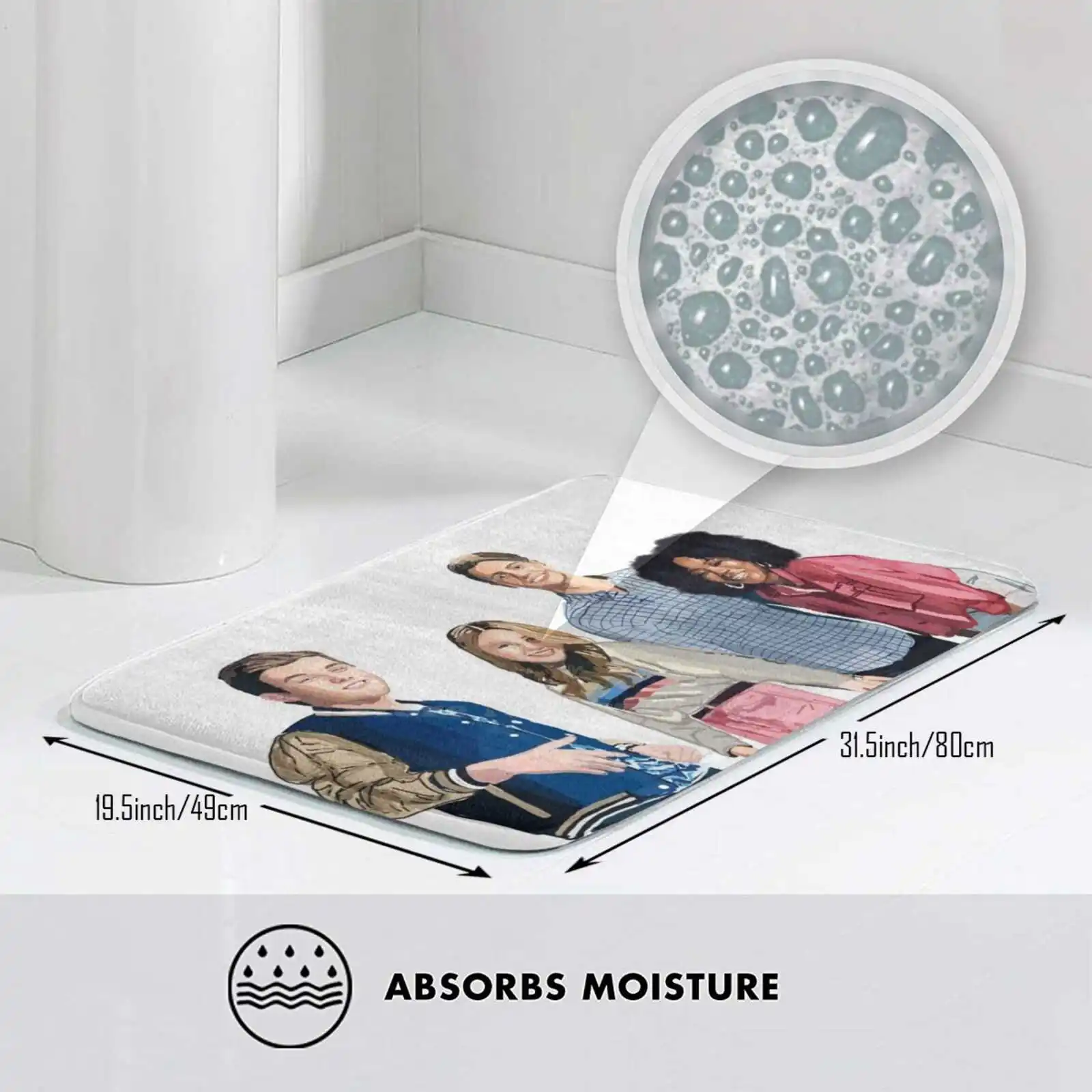 Henry Danger Crew Digital Drawing 3D Soft Non-Slip Mat Rug Carpet Foot Pad Hart Chenry Jace | Дом и сад