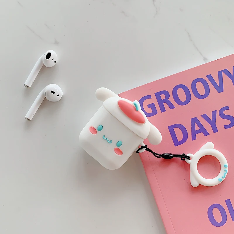 21 Новые Мультяшные беспроводные bluetooth наушники чехол для Apple AirPods силиконовые зарядки наушники Чехлы для Airpods 2 защитный чехол - Цвет: 21