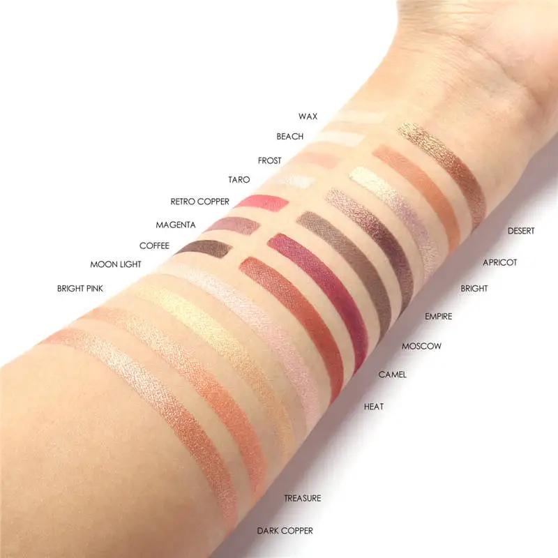 FOCALLURE 18 цветов Водонепроницаемый блестящие тени для век палитра косметическое