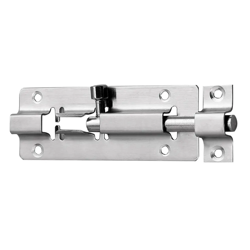 Neoteck 4 Pcs Inch/ 8 Inch Tower Bolt With Screws Stainless Steel Lock Latch Catch Slide Security Door Barrel For |