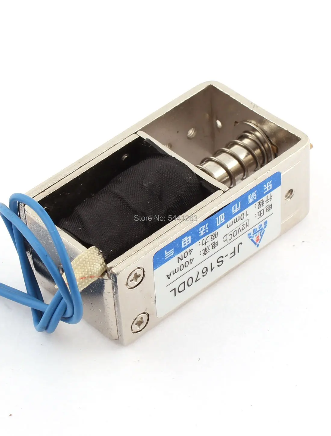 JF-S1670DL DC 6V 12V 24V 400mA 40N 10mm Pull Type Open Frame Линейный движение Электромагнит |