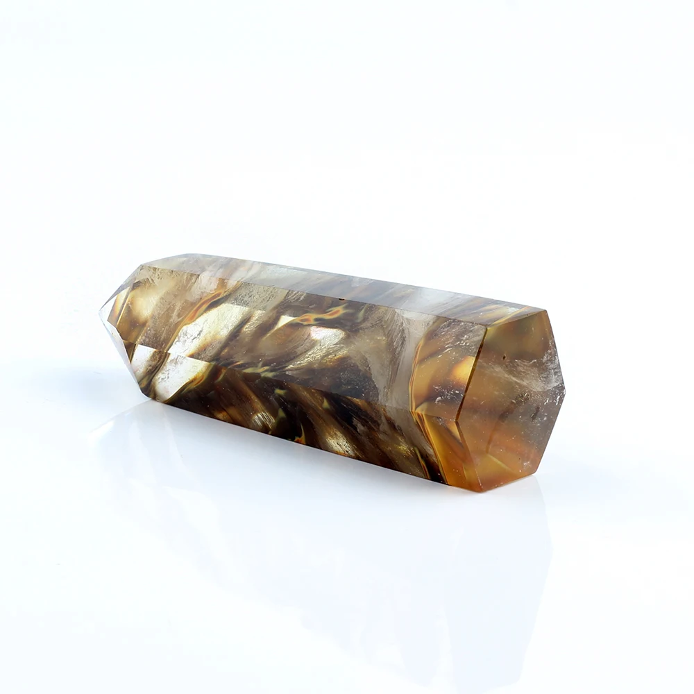 Натуральный 75*20 мм флюорит Вырезка скипетр точки вишня палочка Чакра Исцеление