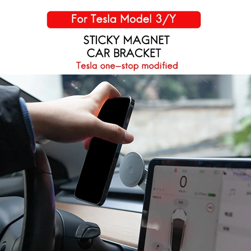 

Car Phone Holder Navigation GPS Stand for Tesla Model 3 Y Car Accessoires for iPhoneX iPhone12