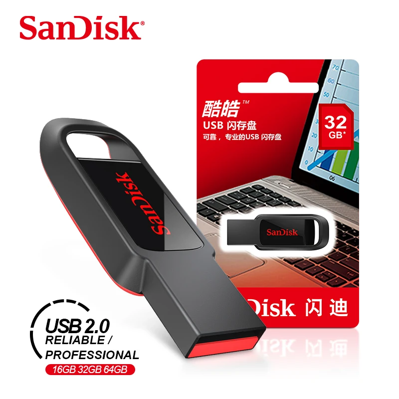 SanDisk USB 3. 0 флеш накопитель 32 ГБ 16 64 2 ГБ|USB флэш-накопители| |
