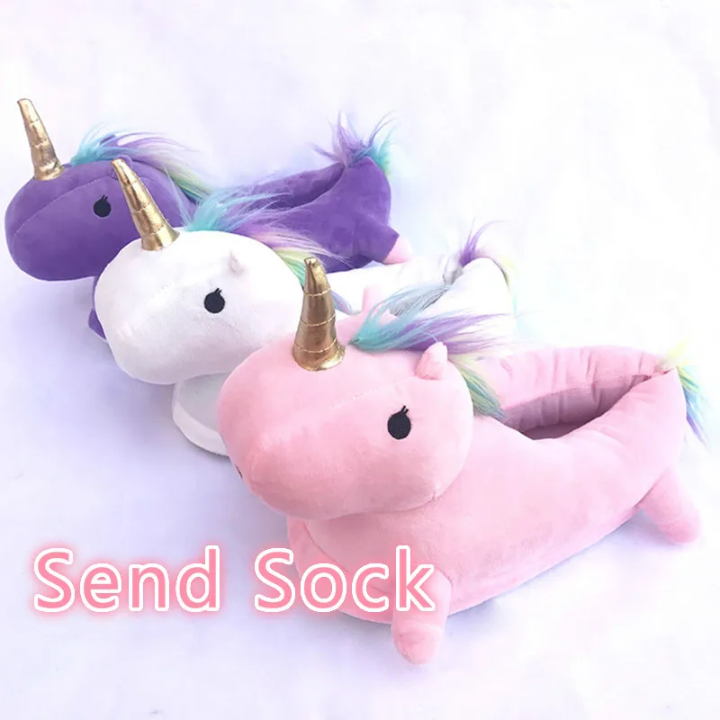 2020 модные тапочки для девочек милая обувь маленьких с единорогом женские Милая