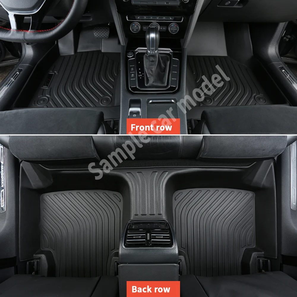 

Porsche Paramera Custom Car All-Weather TPE Floor Foot Mat Black Full Set Trim to Fit For 2017 2018 20119 2020