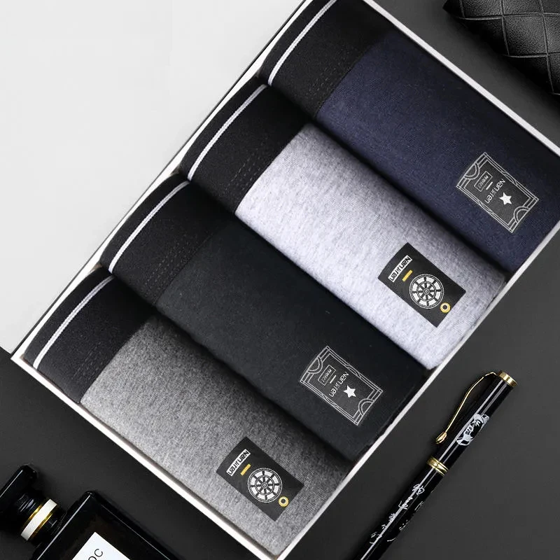 Men's Underwear Pure Cotton Boxer Pants All Cotton Shorts Graphene Antibacterial Boxer PANTS YOUTH Underpants