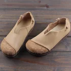 Женские балетки из 100% натуральной кожи, на плоской подошве, Летние слипоны, 2020