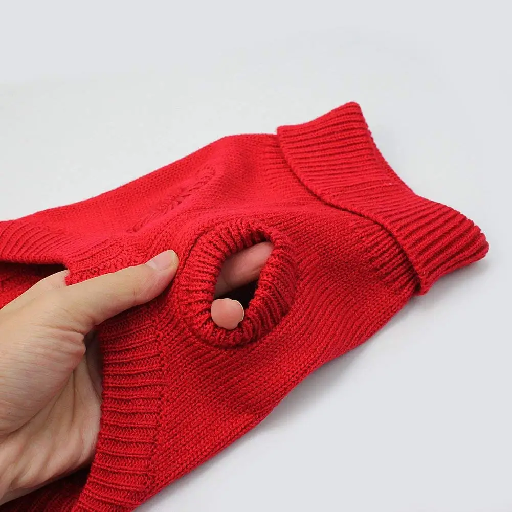 

Dog Winter Clothes Knitted Pet Clothes For Small Medium Dogs Chihuahua Puppy Pet Sweater Yorkshire Pure Dog Sweater