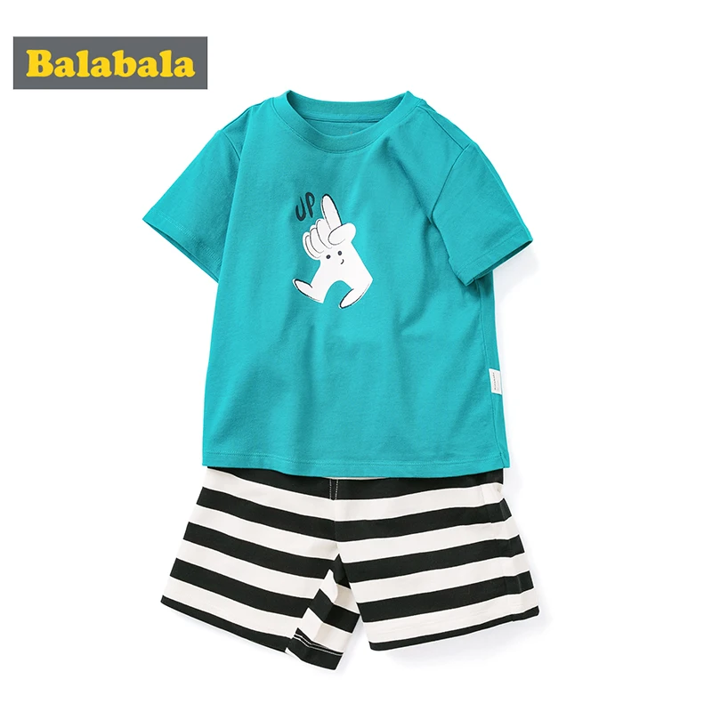 Комплект одежды для мальчиков Balabala хлопковая футболка с короткими рукавами и