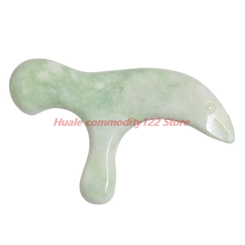 

1PC Jade Foot Massage Board Natural Stone Scraper Plate Massager Beauty Tool