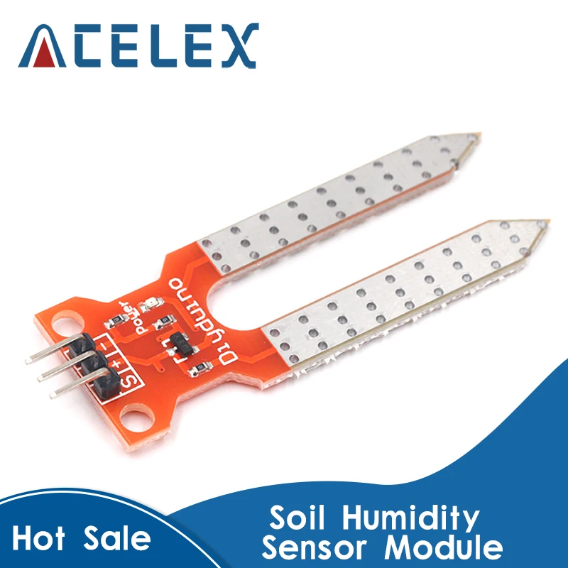 Модуль датчика влажности почвы гигрометр для обнаружения чувствительный модуль