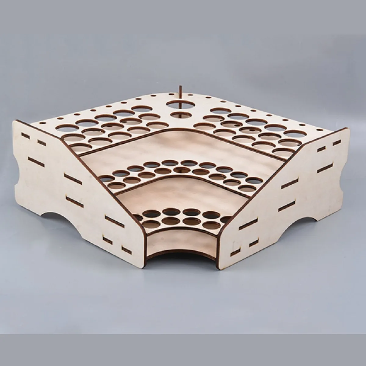 125 6 Тип DIY Деревянные разрисованные бутылки держатель для хранения модульный мастер коробка для рисования Органайзер инструмент для хранения для рисования складной - Цвет: 125