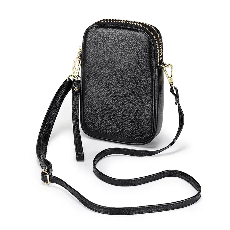

Fashiob Flap Bag Woman Handbag Genuine Leather Crossbody Bag For Women Small Phone Purse Shoulder Bags Mini Women Leather Bag