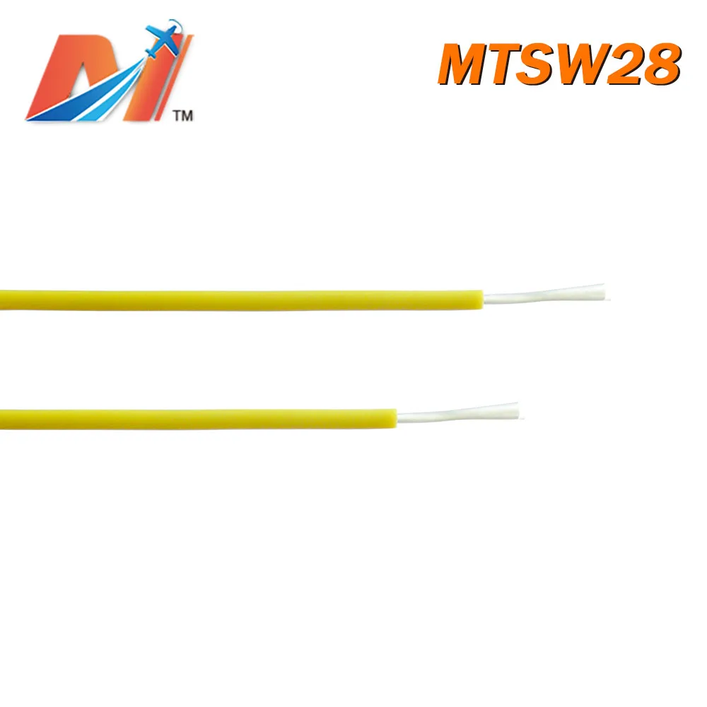 Maytech распродажа (1 метр) Мощный кремниевый провод AWG28 желтого цвета|Силовая
