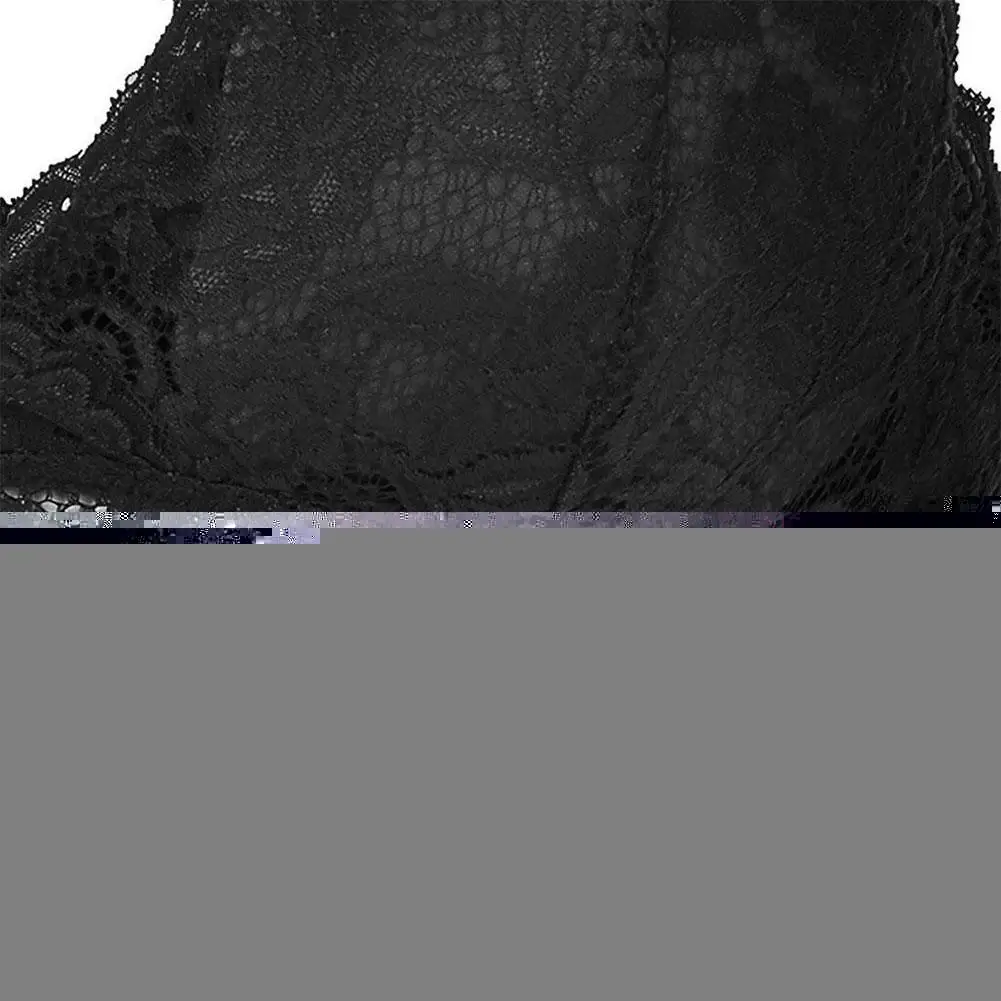 

Ladies Lace Underwear Sexy V-neck Camisole Underwear Top Cup Underwears Plus Bralette Lace Wireless Female Full Bra Size N1W4