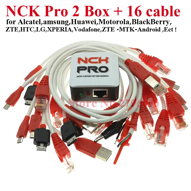 2021 версия 100% оригинальный NCK Pro box Pro2 ( + UMT 2 в 1 )+ 16 кабелей Бесплатная