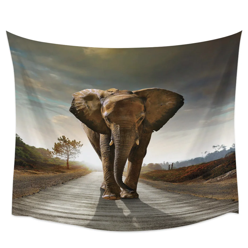 

Africa Indian Elephant Wall Tapestry Home Wall Decor Tapestry Bedroom Tapestry Wall Hanging Picnic Mat Yoga Mat