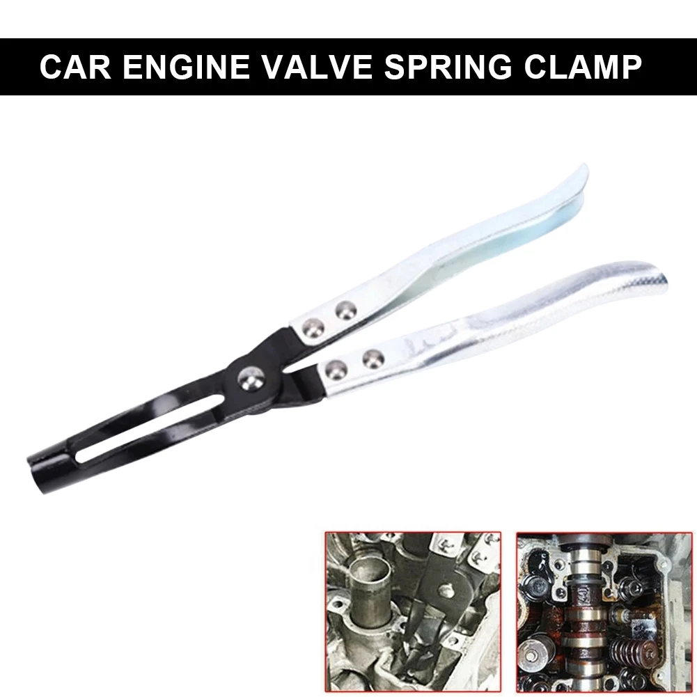 

Car Cylinder Head Valve Spring Compressor Kit Automobiles Stem Seal Installer Remover Plier Repair Tool Garage Kit