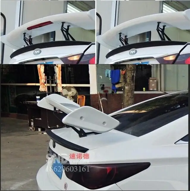 Универсальный задний спойлер для седана черный/серебристый багажника 1968