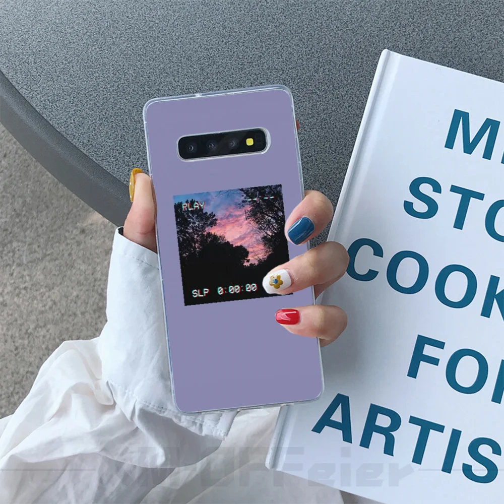 BaweiTE розовый чехол для телефона Samsung S10 Plus S9 S8 S8plus S7 S6 | Мобильные телефоны и