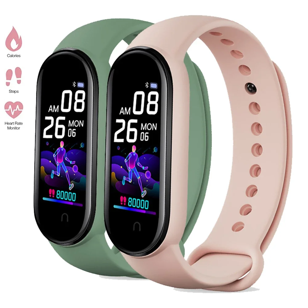 Smart Digital Watch Bracelet for Men Women with Heart Rate Monitoring Running Pedometer Calorie Counter Health Sport Tracker m4 smart digital watch bracelet men women heart rate monitoring running pedometer calorie counter health sports smart bracelet