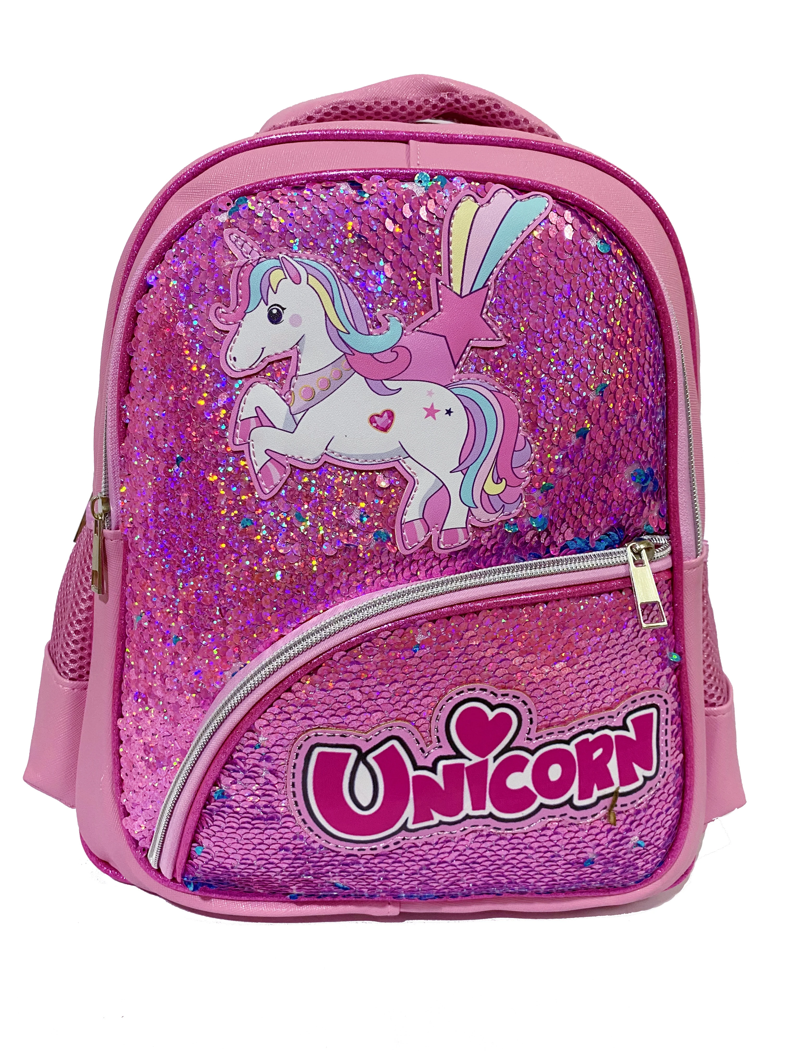 

New Design Baby Accessories Bling Bling Lovely Kids Baby Backpack 3D Cartoon Bag Children Girls Sequins School Bag