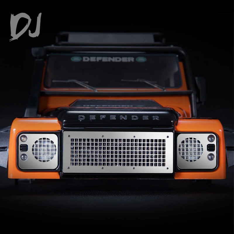 

XQRC Metal simulation front face grille middle net protective lamp cover, used for 1 / 10 RC tracked vehicle traxxas trx-4 TRX 4