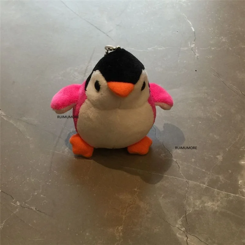 4 цвета-8 см Пингвин плюшевое животное Подарочная цепочка для ключей мягкая