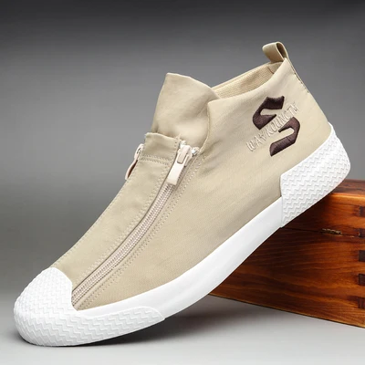 Мужские парусиновые туфли Мэгги Уокер Повседневная модная обувь без застежек