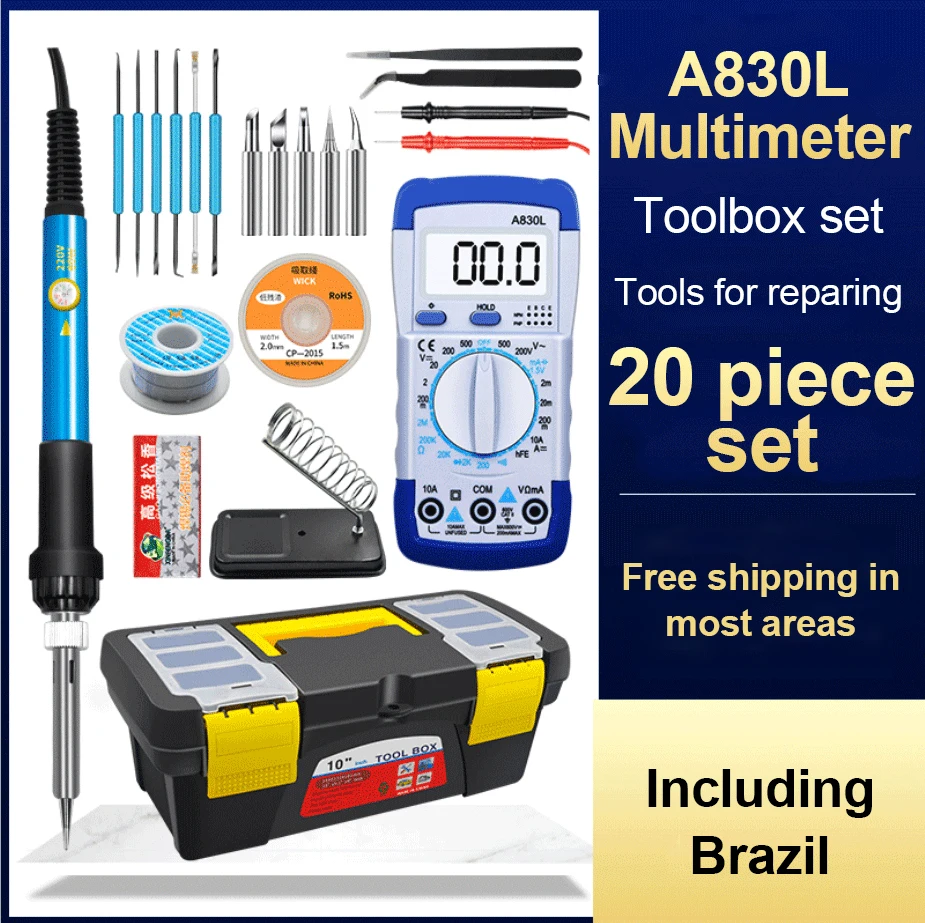 Электрический паяльник в комплекте Пирография термостат с регулируемой