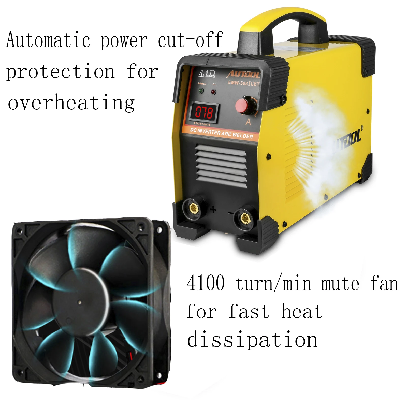 Инвертор для дуговой сварки IGBT 20-160A ручной Интеллектуальный сварочный аппарат