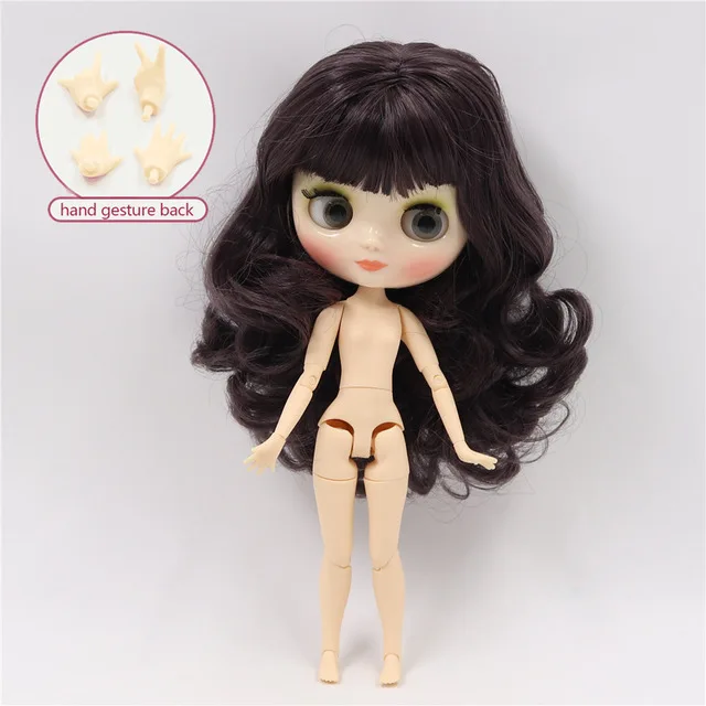 body Телесного цвета срединная blyth кукла в комплекте жеста рукой в качестве подарка № 3 - Цвет: body