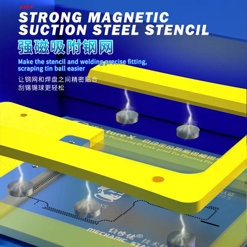 Набор для реболлинга 5D BGA держатель пайки материнской платы оловянный шаблон