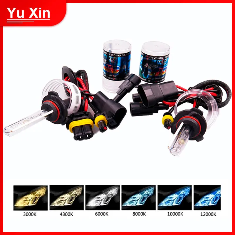 12V 55W Xenon D2S H1 HID ксеноновая лампа H3 H7 H8 H9 H10 9005 HB3 9006 HB4 H27 ксеноновый светильник 4300 3000