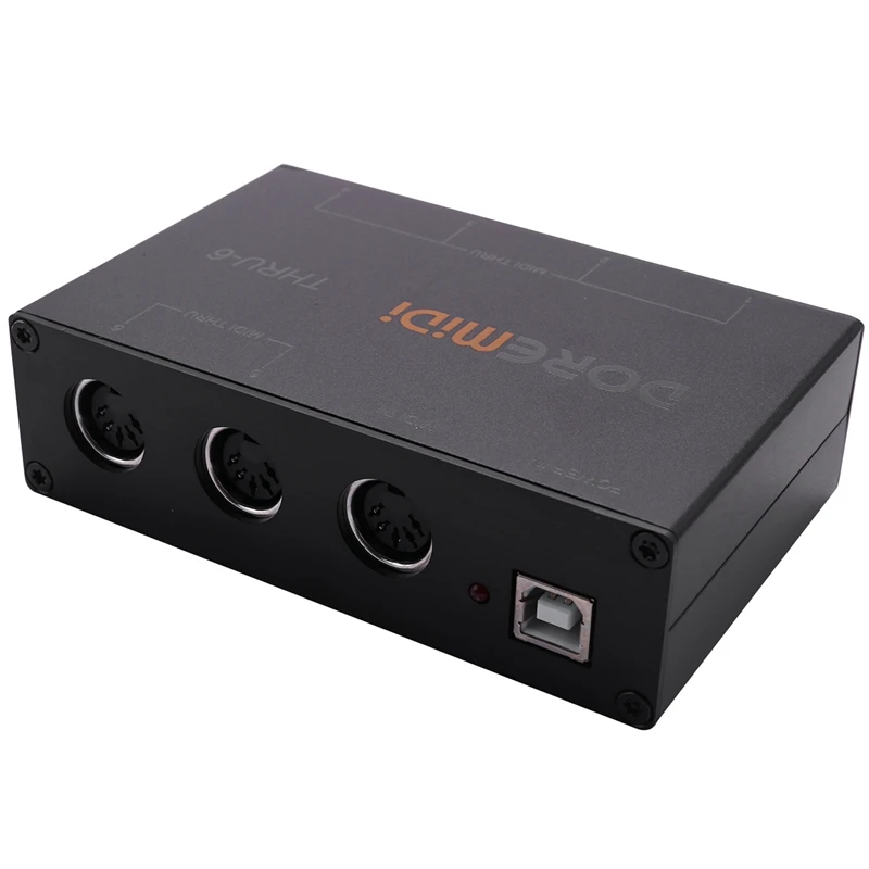 

DOREMiDi THRU-6 MIDI THRU 6 Thru Box Controller Adapter & DOREMiDi MERGE-5 MIDI Merger 5 MIDI Input 2 MIDI Output