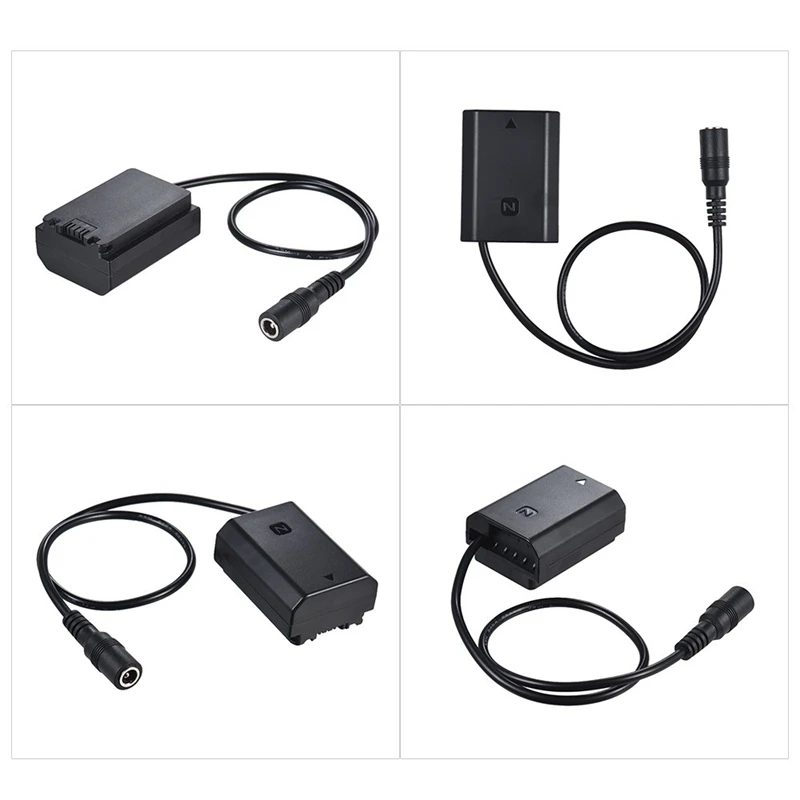 Hot 3C-For V-Mount/Anton Bauer D-Tap To NP-FZ100 DC Coupler Adapter Dummy Battery Sony A7III A9 A7RIII A7SIII |