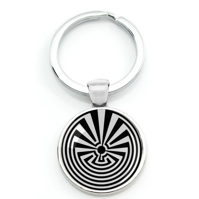 Брелок для ключей с изображением гипноза смешной брелок подвеской в виде